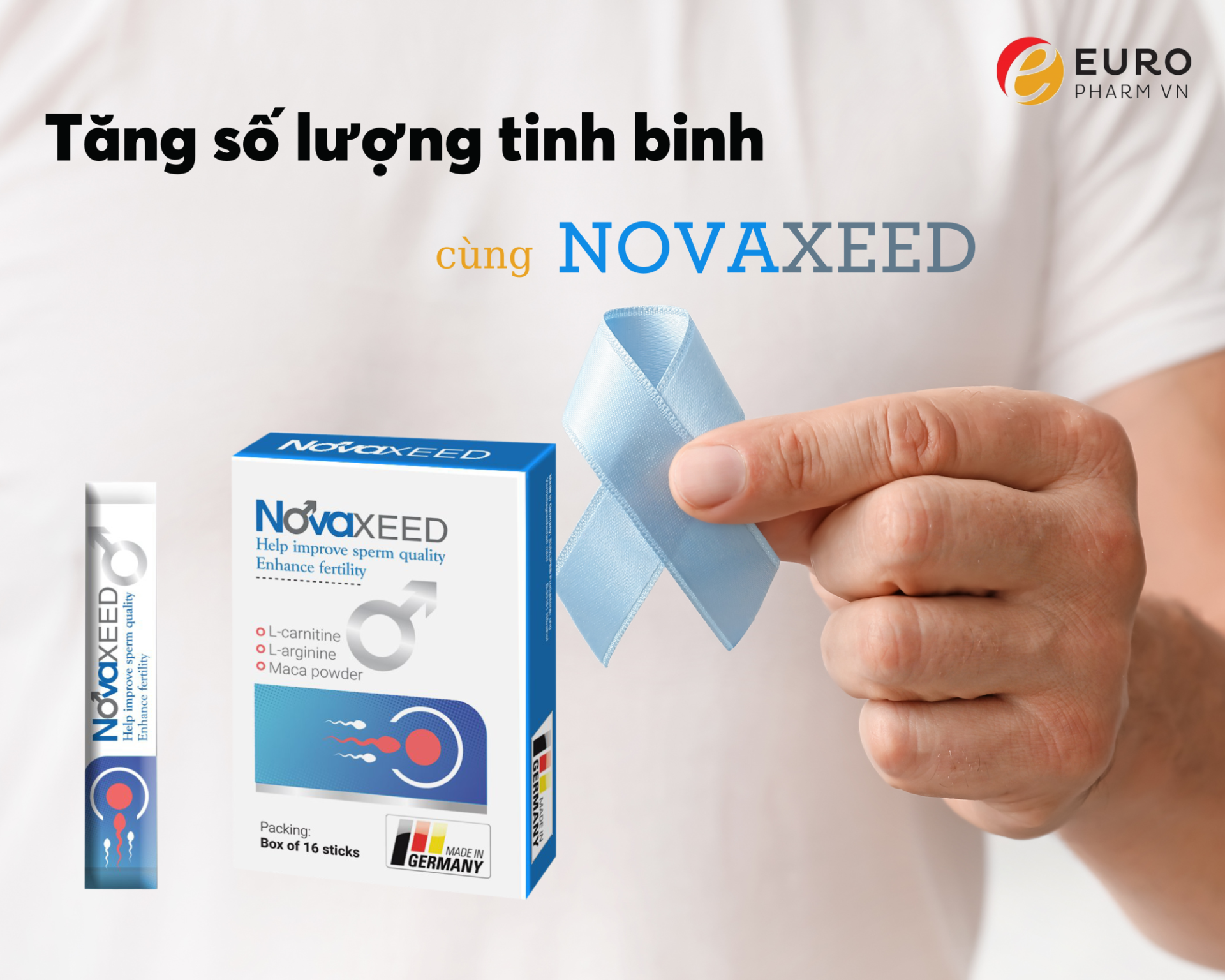 Novaxeed - Tăng số lượng và chất lượng tinh trùng